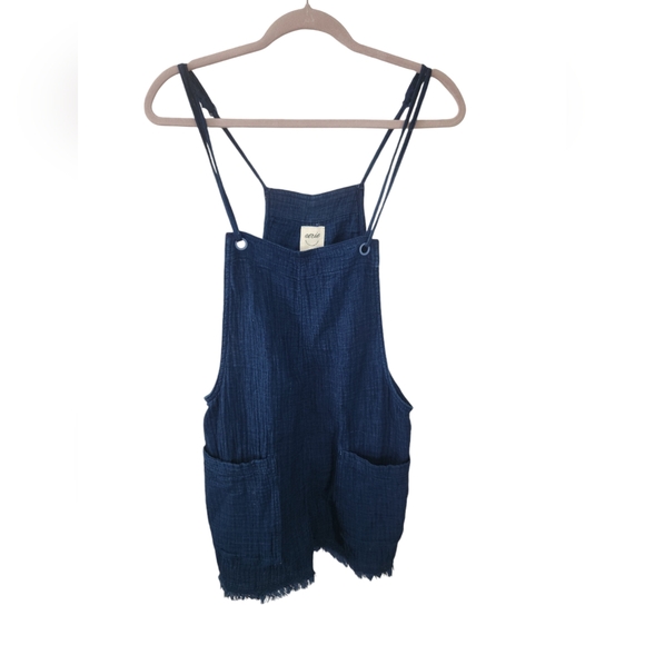 New Aerie Pool-To-Party Double Strap Shortall Medium - Picture 2 of 8